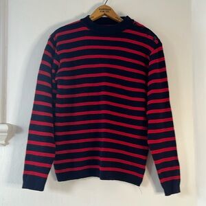 VINTAGE French Fisherman Le Cormoran Sailor Breton Striped Sweater